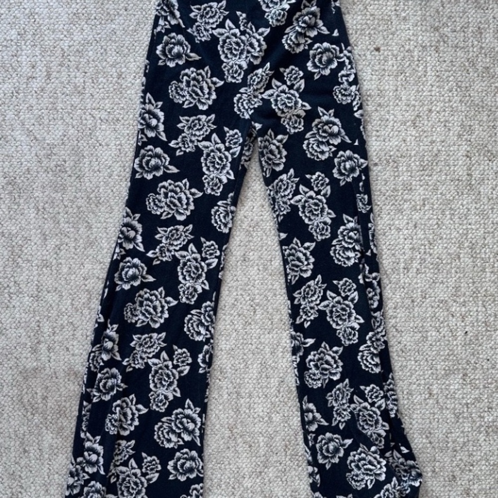 Floral Black and White bells